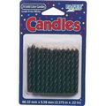 Birthday Candles Black 24 Ct